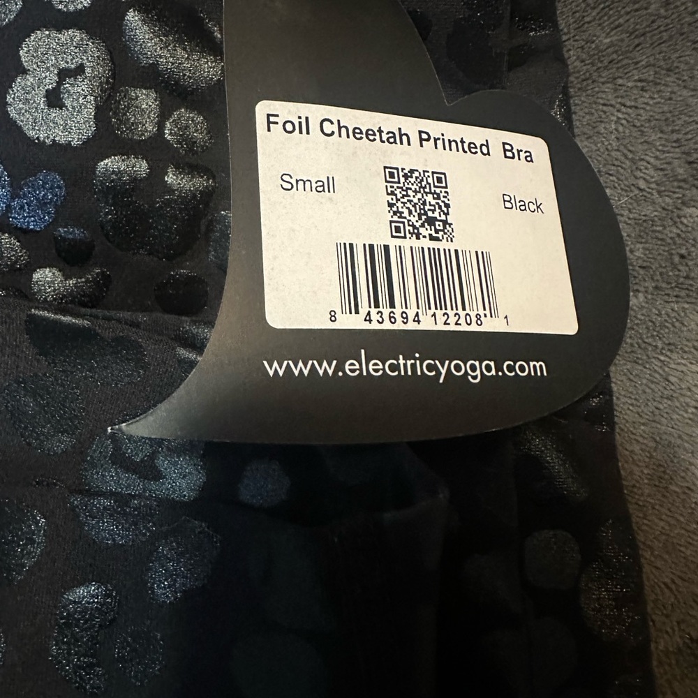 Electric Yoga foil cheetah print set size small NWT - Picture 5 of 5